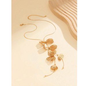 Zara Gold Flower Necklace